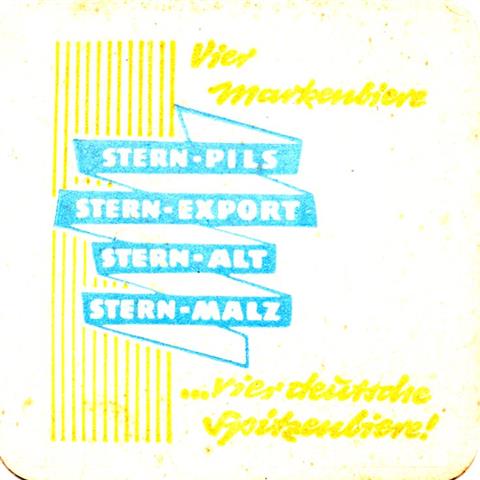 essen e-nw stern stern quad 2a 190-vier markenbiere-fette schrift-blaugelb) 